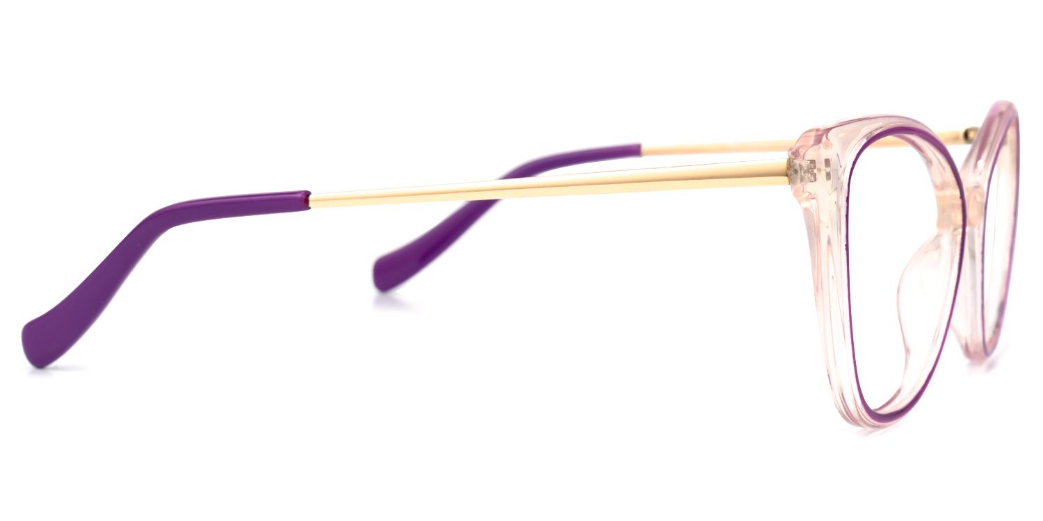 Mendoza - Cat Eye Purple Eyeglasses - 4
