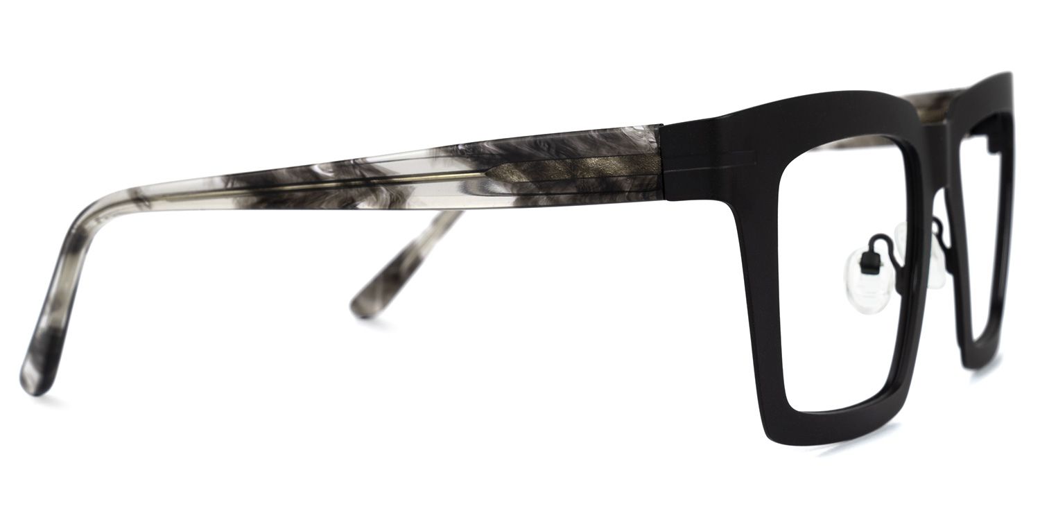 Arnal - Rectangle Black Eyeglasses product detail 4