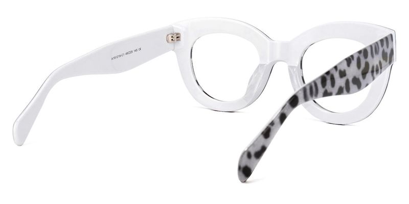 Miguel - Oval Grey/Leopard Eyeglasses - 3
