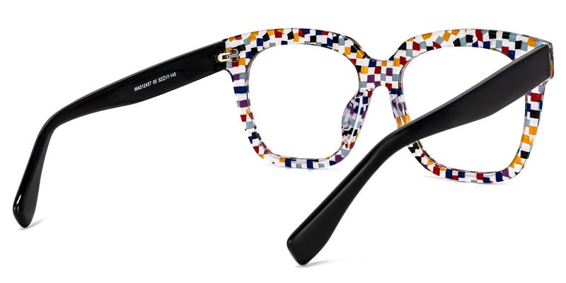 Martha - Square Colorful/Point Eyeglasses - 3