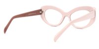 Cat Eye Cameo/Brown Eyeglasses | Vooglam.com Side View
