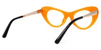 Cat Eye Red Eyeglasses | Vooglam.com Side View
