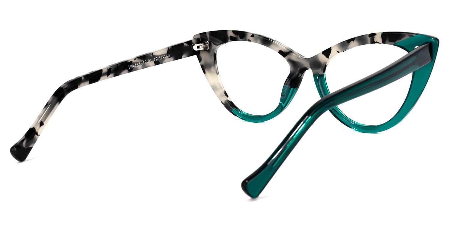 Antoinette - Cat Eye Grey/Tortoise Eyeglasses product detail 3