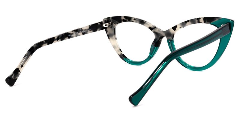 Antoinette - Cat Eye Grey/Tortoise Eyeglasses - 3