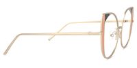 Eleni - Cat Eye Orange Eyeglasses | Vooglam 