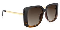 Ginette - Square Tortoise Sunglasses - 5