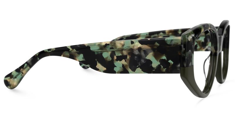 Durand - Geometric Floral Eyeglasses - 4