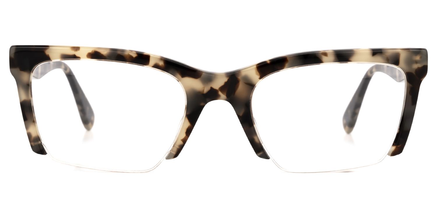 Vivienne - Rectangle Light/Tortoise Eyeglasses product detail 2