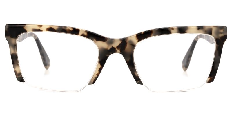 Vivienne - Rectangle Light/Tortoise Eyeglasses