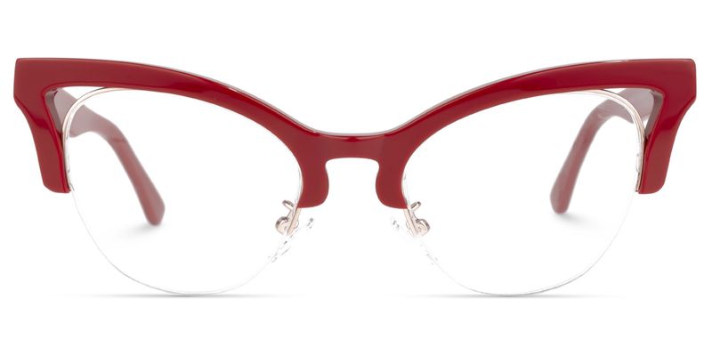 Drayton - Cat Eye Red Eyeglasses