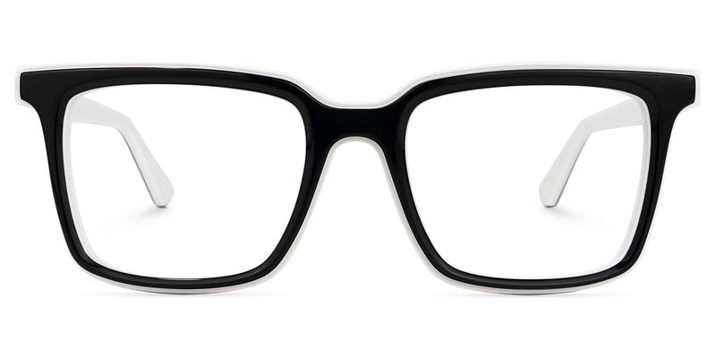 Chelsie - Rectangle Black Eyeglasses
