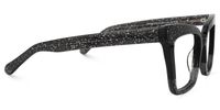 Galarza - Rectangle Black Eyeglasses | Vooglam 