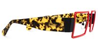 Anitta - Rectangle Red Eyeglasses | Vooglam 