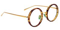 Kelly Round Tortoise Shell Eyeglasses - 5
