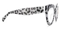 Miguel - Oval Grey/Leopard Eyeglasses - 4