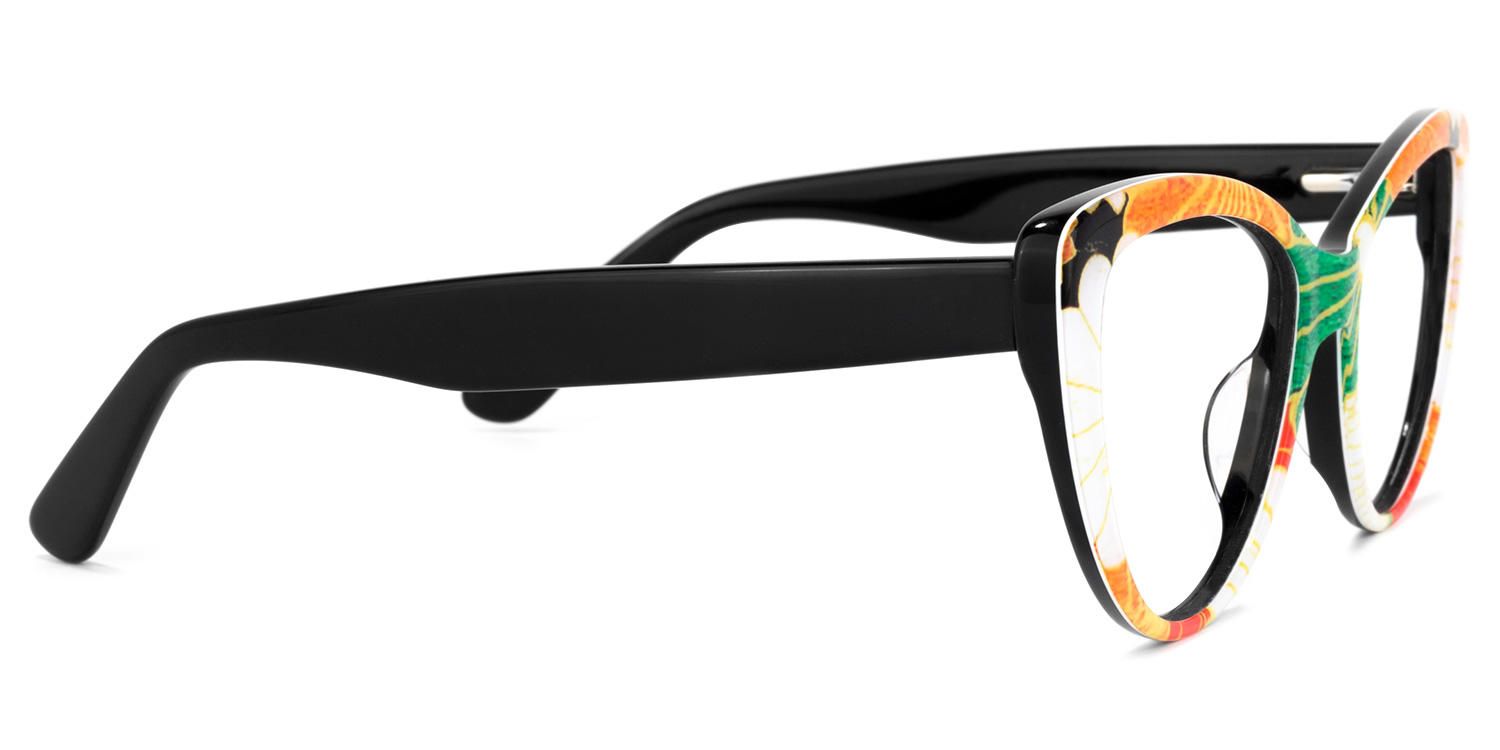 Cat Eye Black Eyeglasses - 6