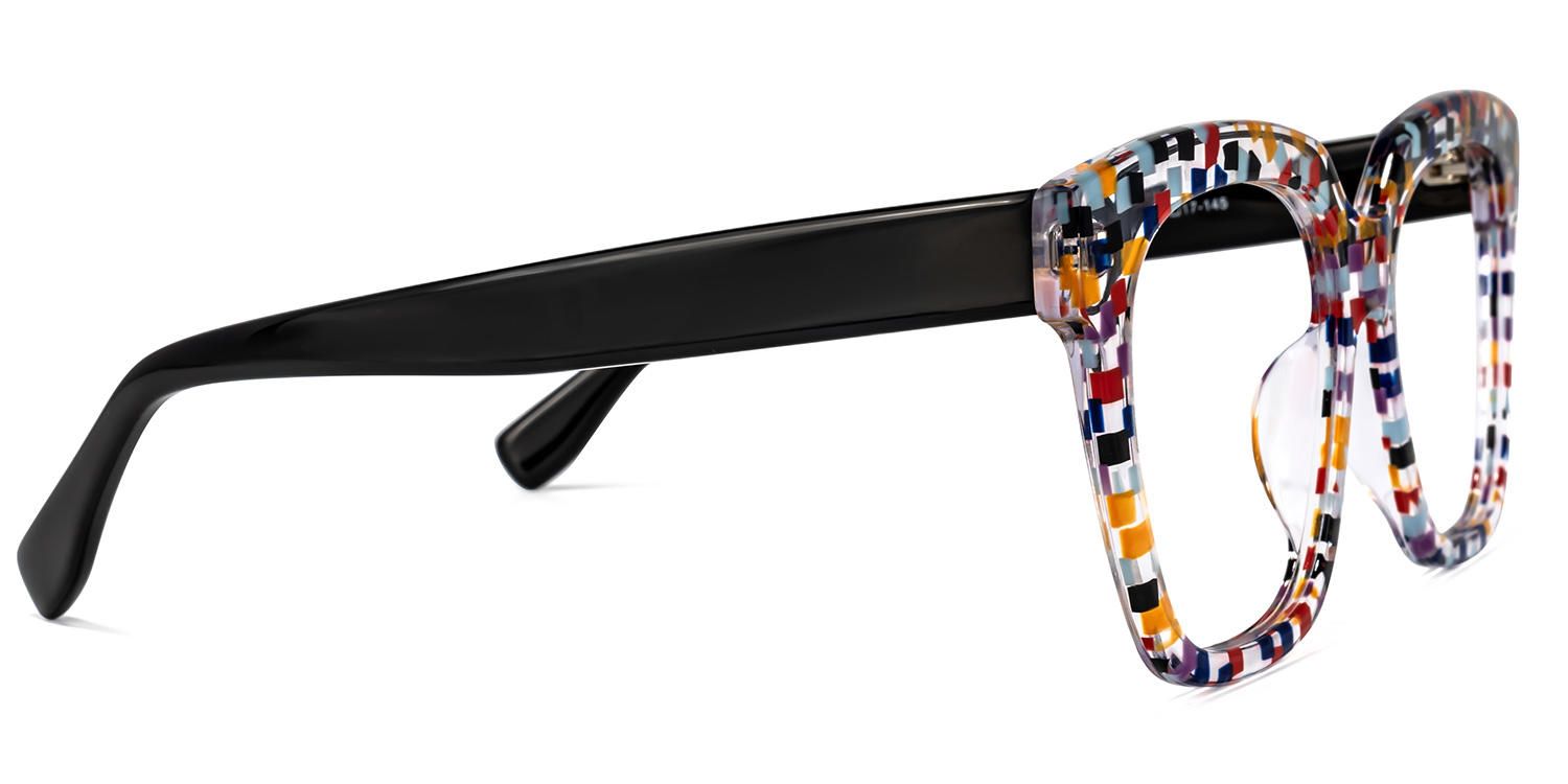 Martha - Square Colorful/Point Eyeglasses - 4