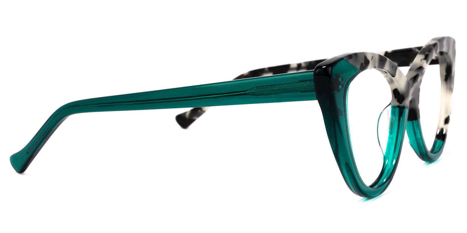 Antoinette - Cat Eye Grey/Tortoise Eyeglasses product detail 4