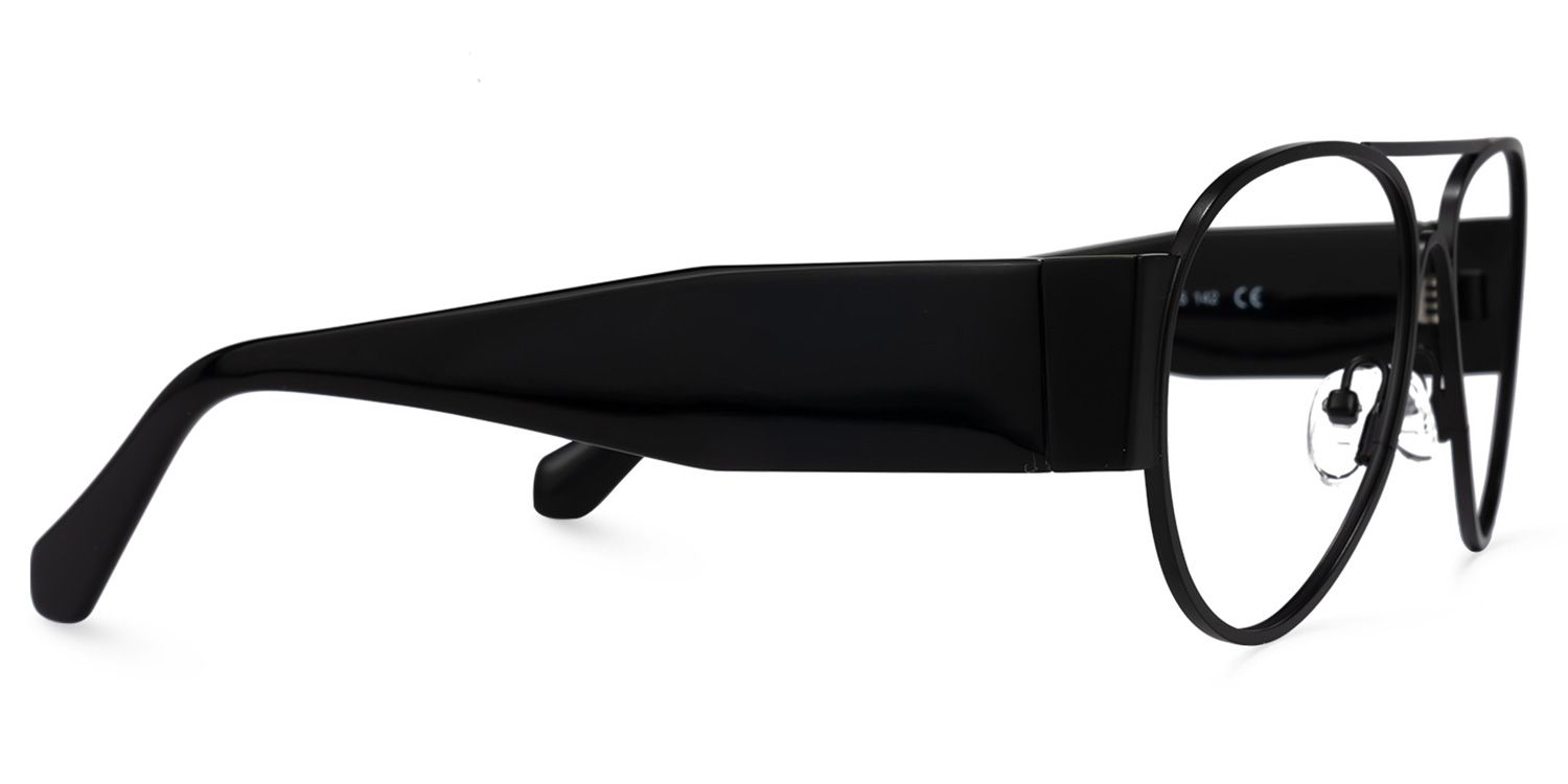 Novoa - Aviator Black Eyeglasses product detail 4