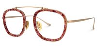 Bernal - Aviator Red/Floral Eyeglasses - 2