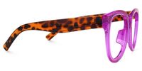 Vernetta - Square Purple Eyeglasses - 4