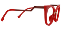 Arda - Red Cat Eye Glasses | Vooglam 