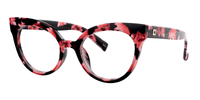 Elegant Floral Cat Eye Glasses ▏Vooglam Eyeglasses Side View