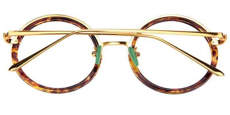 Kelly Round Tortoise Shell Eyeglasses- 6