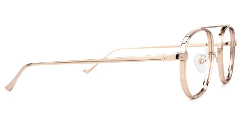 Brooks - Aviator Gold Eyeglasses - 4