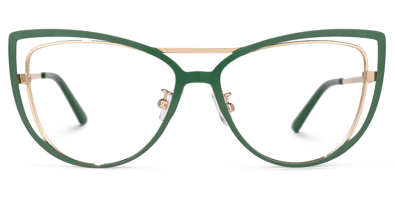 Roselyn - Cat Eye Green Eyeglasses product detail 2