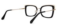 Heyward - Rectangle Black Eyeglasses - 3