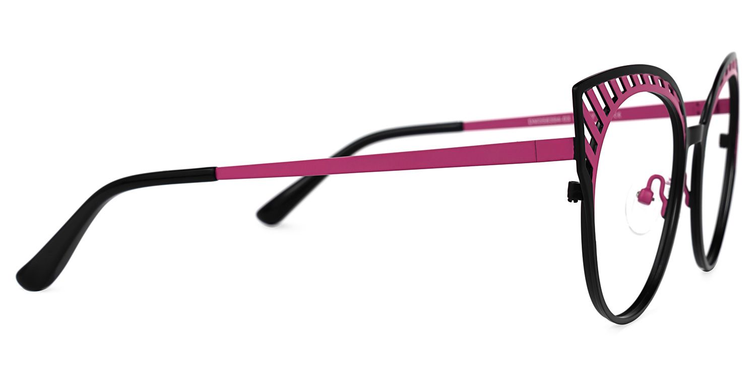 Botello - Cat Eye Black Eyeglasses - 4