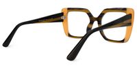 Giuseppina - Square Medium/Yellow Eyeglasses | Vooglam Side View