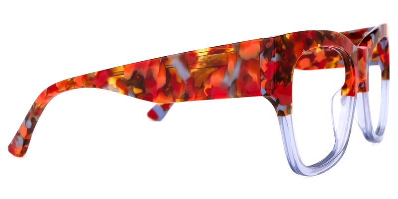 Holbrook - Square Floral Eyeglasses - 4