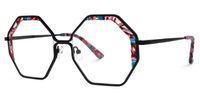 Scotto - Geometric Floral Eyeglasses - 2