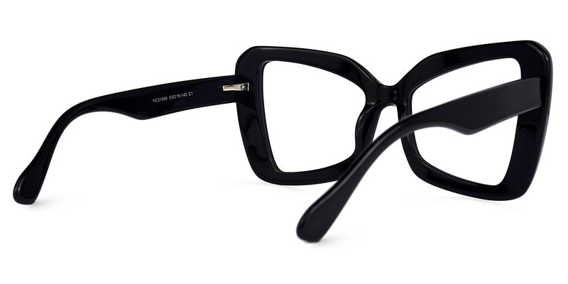 Mandi - Butterfly Black Eyeglasses - 3