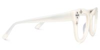 Dembo - Round White Eyeglasses - 4
