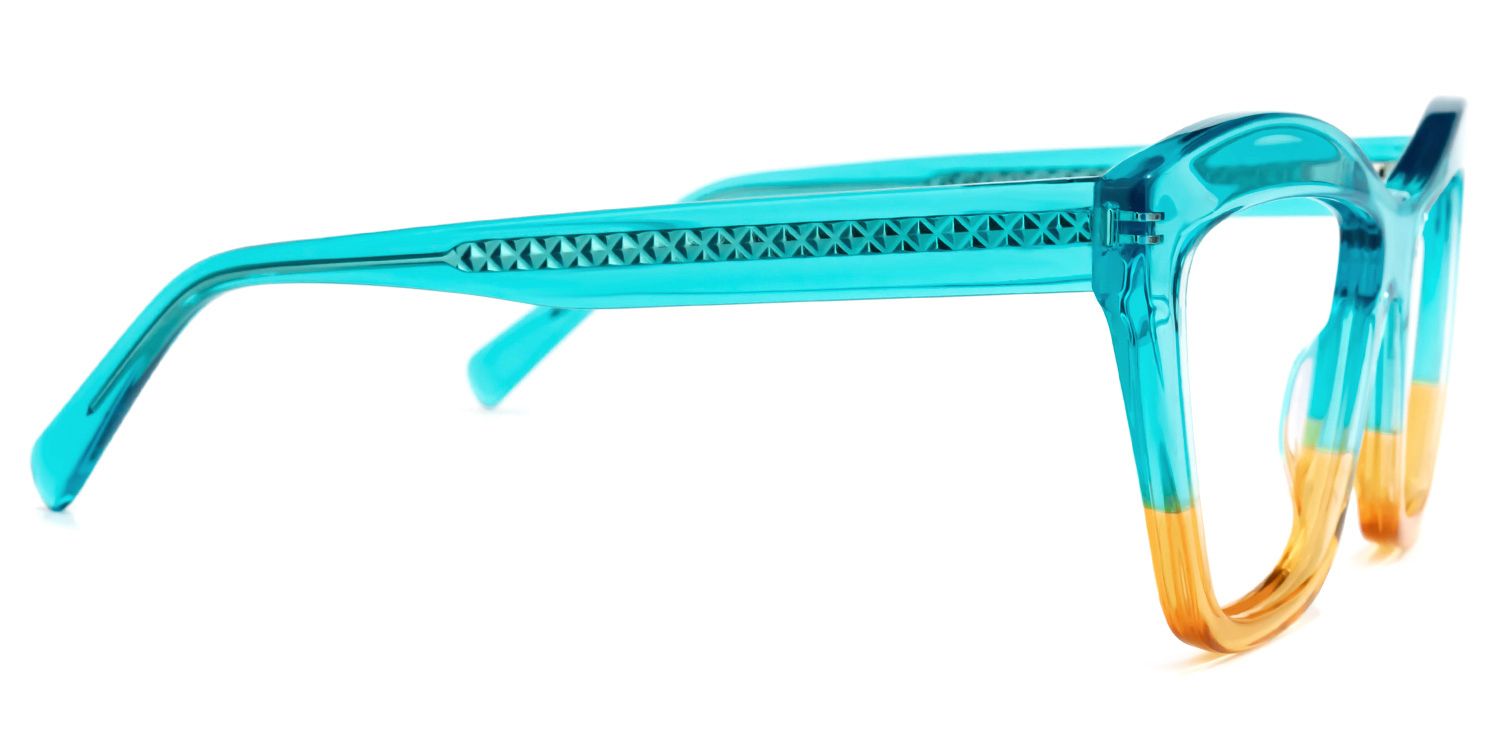 Murdock - Square Blue Eyeglasses product detail 4