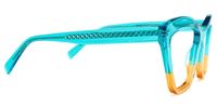 Murdock - Square Blue Eyeglasses - 4