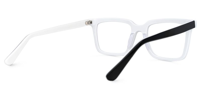 Chelsie - Rectangle Black Eyeglasses - 3