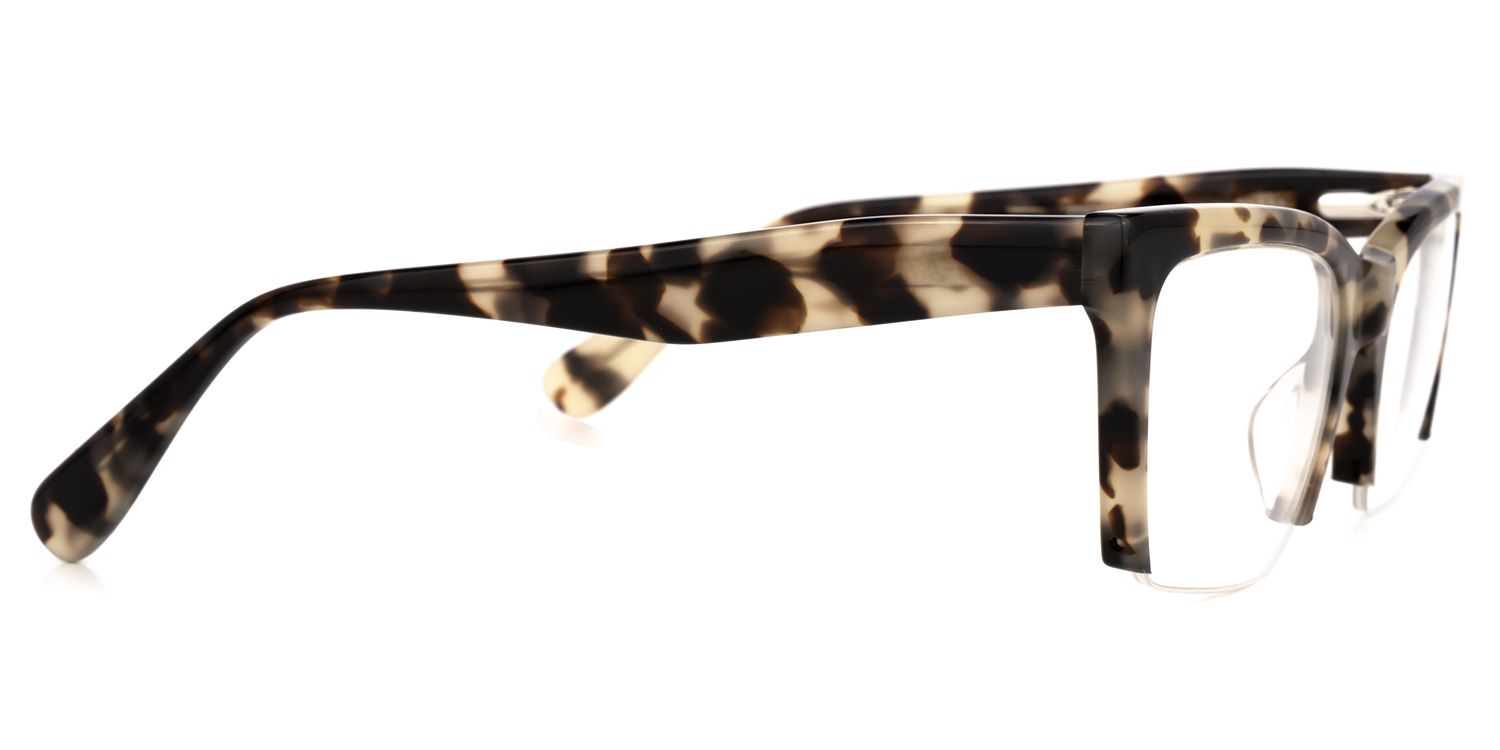 Vivienne - Rectangle Light/Tortoise Eyeglasses product detail 4