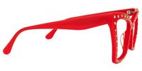 Cyndi - Square Red Eyeglasses - 4