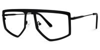 Lopez - Aviator Black Eyeglasses | Vooglam Front View