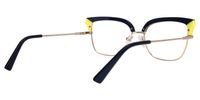 Tanai - Browline Blue Eyeglasses - 3