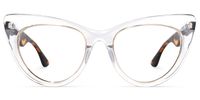 Akua - Cat Eye Crystal Eyeglasses | Vooglam Angle View