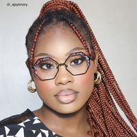 Scotto - Geometric Floral Eyeglasses - 9