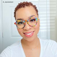 Minnie - Oval Multicolored Eyeglasses - 9
