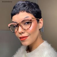 Trudie - Cat Eye Brown Tortoise Eyeglasses - 12