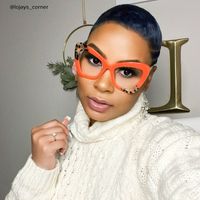 Suswell - Butterfly Two-tone Eyeglasses - 7