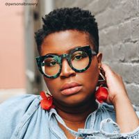 Cadence - Cat Eye Green Tortoise Eyeglasses - 6